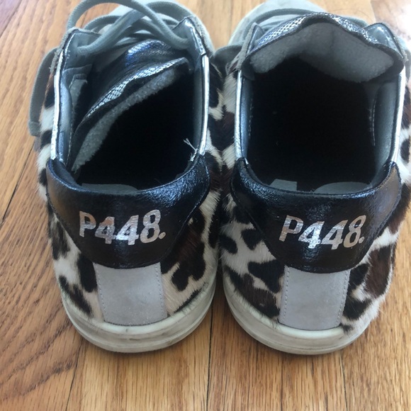 P448 John Leopard Low-Top Sneakers 37 - Picture 5 of 11